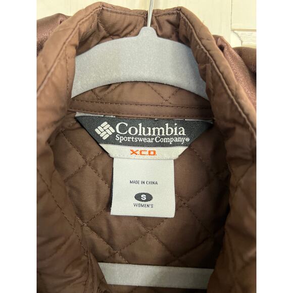 Columbia XCO size small brown winter coat with detachable lining jacket - Picture 2 of 5